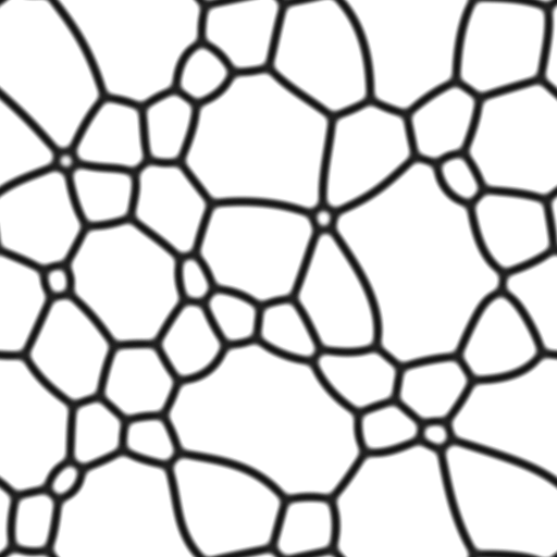 Gray-Scott reaction diffusion bubble like structures